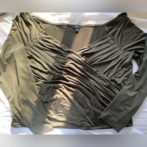 Body Contour Off the Shoulder Ruched Top